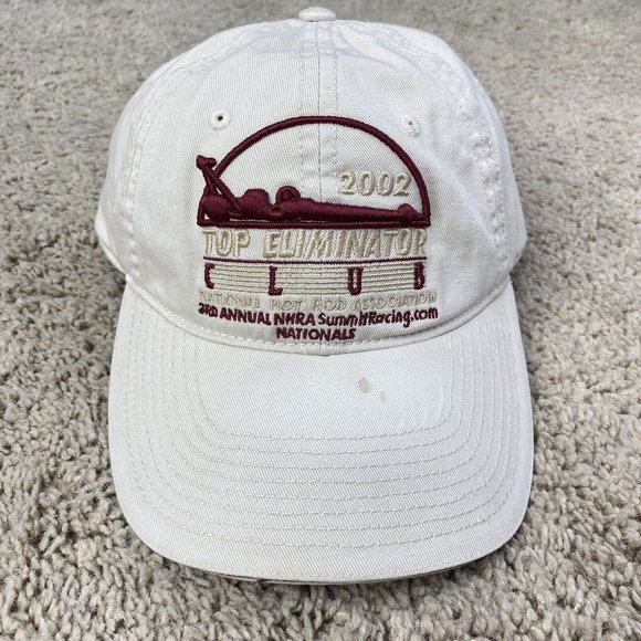 NHRA Top Eliminator Club 2002 Hat Las Vegas 3rd‎ Annual Summit Racing Beige Cap - Picture 1 of 10